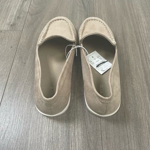J Crew Sueded Slip On Casual Loafers US Boy's 5 New - Picture 5 of 9
